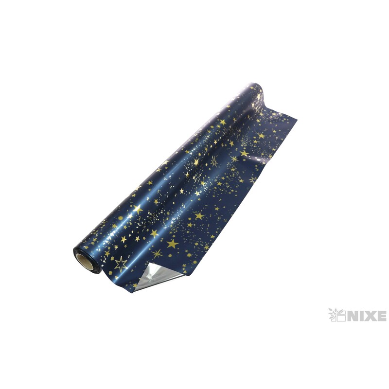 ROLE B-839AR 70cmx50m*MODRÁ+ZLATÁ