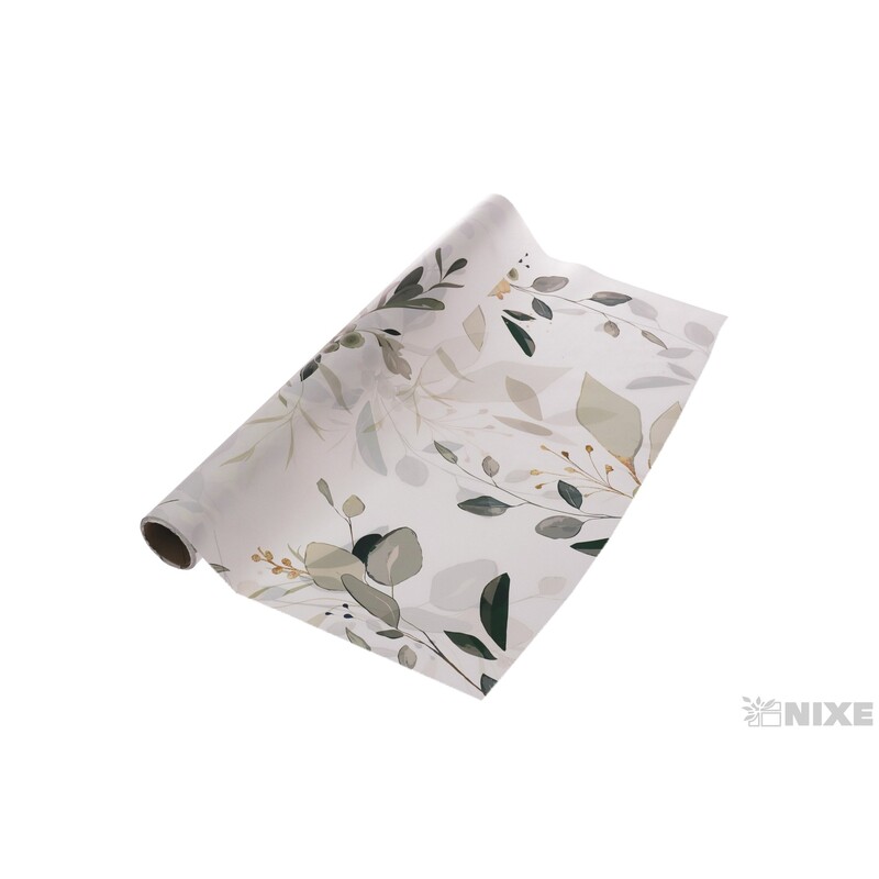 ROLE PLAST KVĚT 50cmx9m*BÍLÁ 01