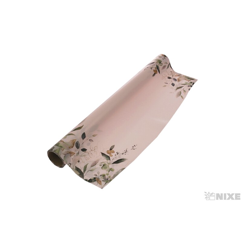 ROLE PLAST KVĚTY 50cmx9m*RŮŽOVÁ 33