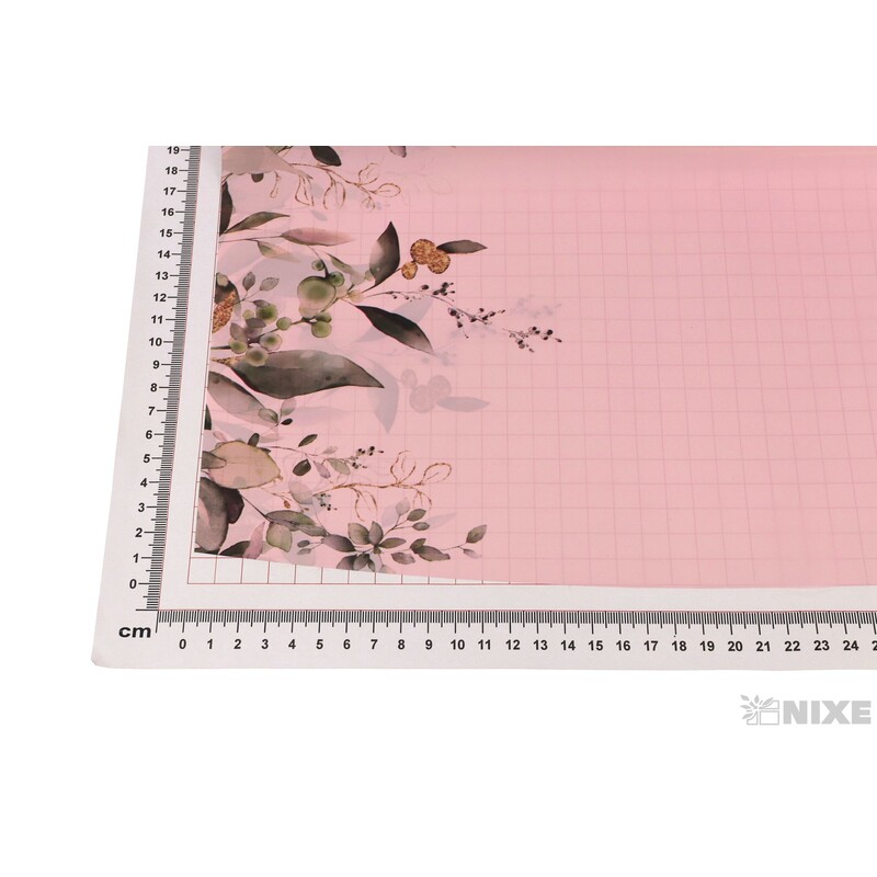 ROLE PLAST KVĚTY 50cmx9m*RŮŽOVÁ TM. 38