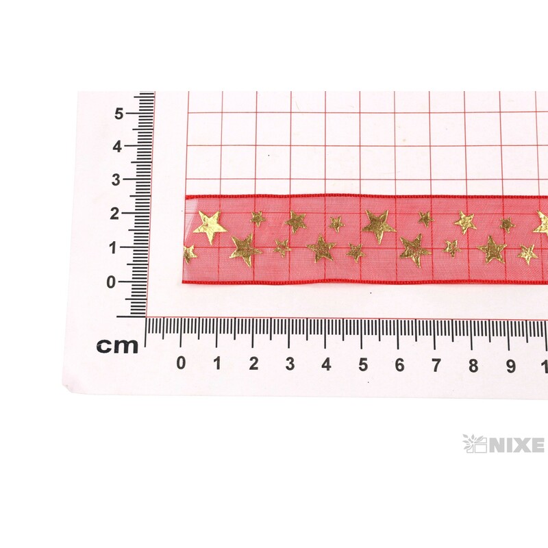 STUHA VLOČKA 25mmx10yd*ČERVENÁ