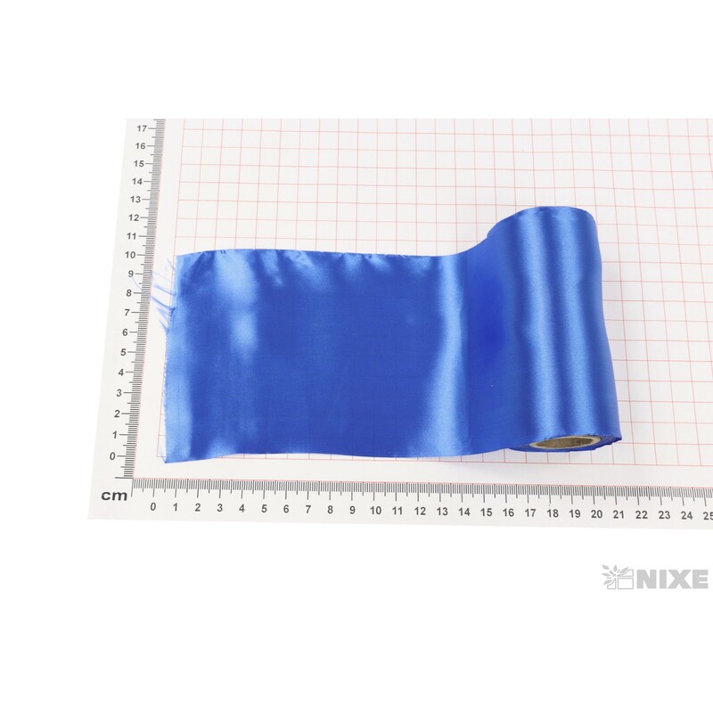 STUHA SATÉN 100mmx10yd*MODRÁ TM.