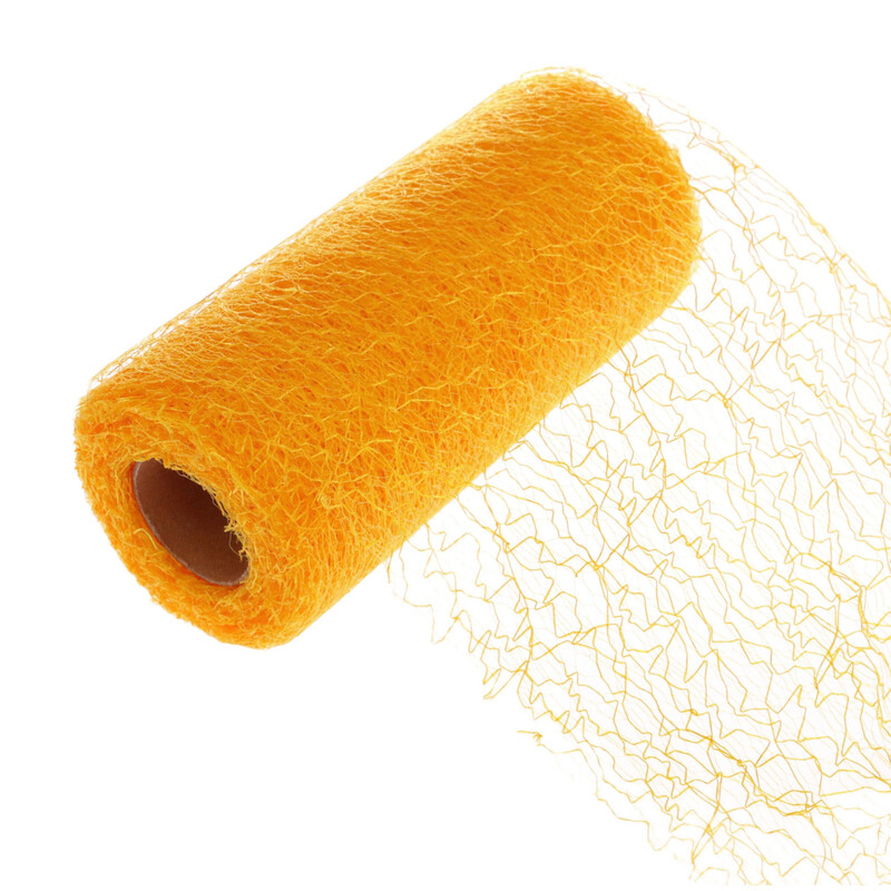 SPIDER ORGANZA 12cmx8m*ŽLUTÁ TM.