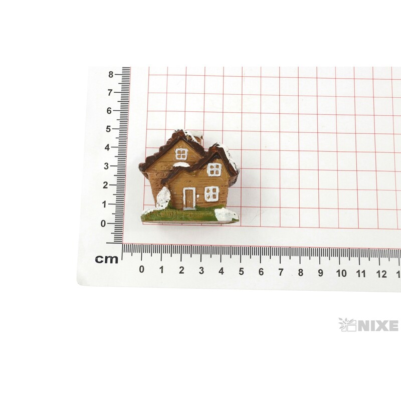 DOMEČEK 4,5x4,5cm*MIX BAREV