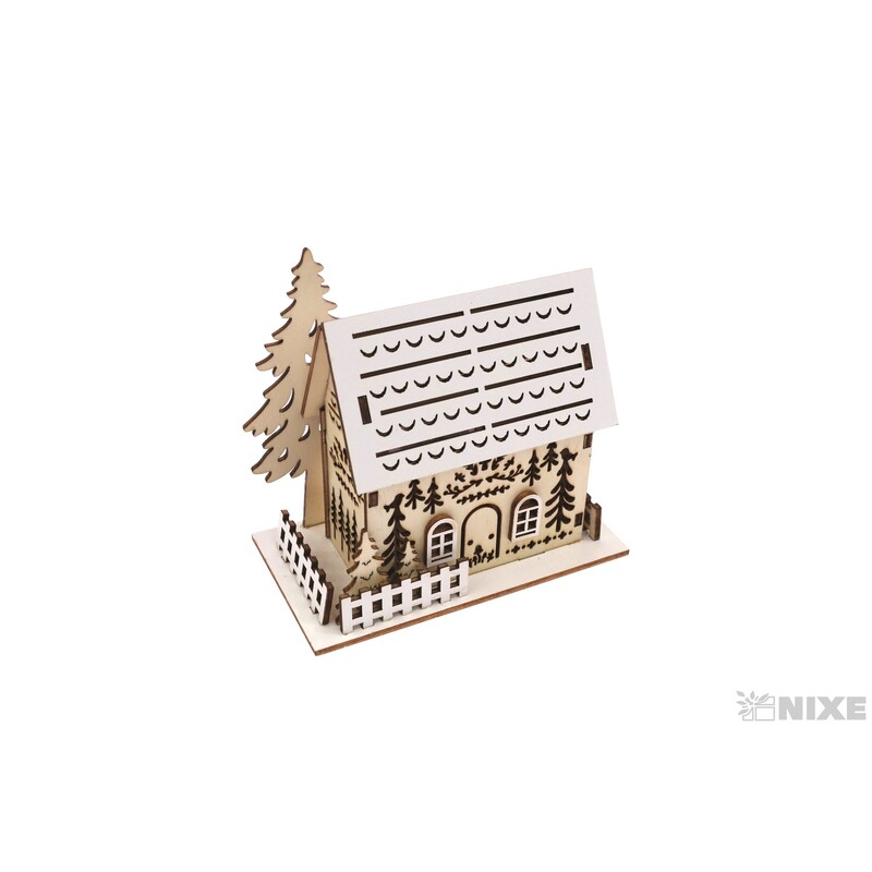 DOMEČEK 11x10cm*PŘÍRODNÍ