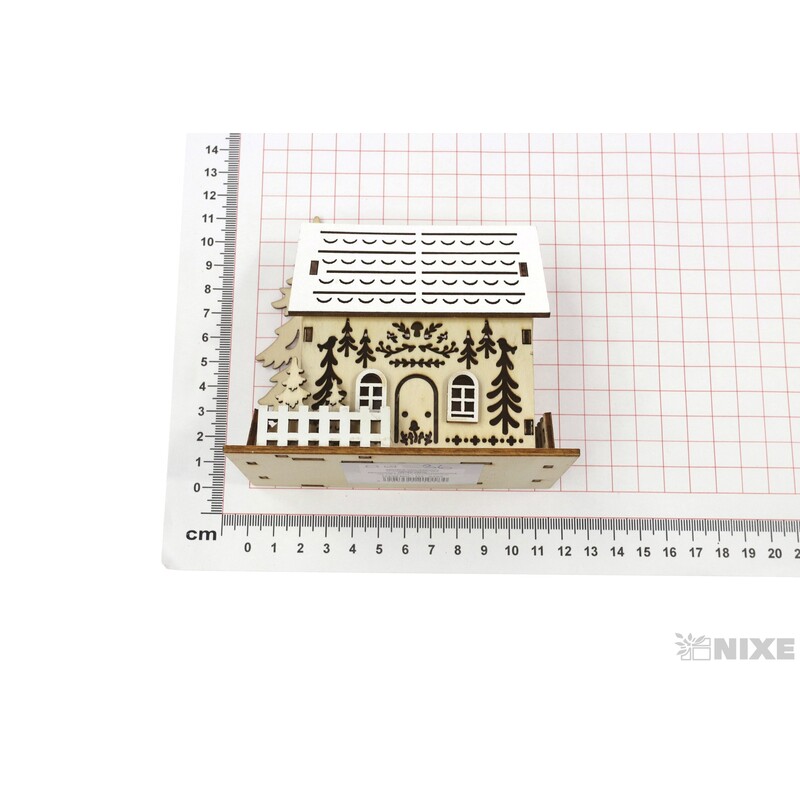 DOMEČEK 11x10cm*PŘÍRODNÍ