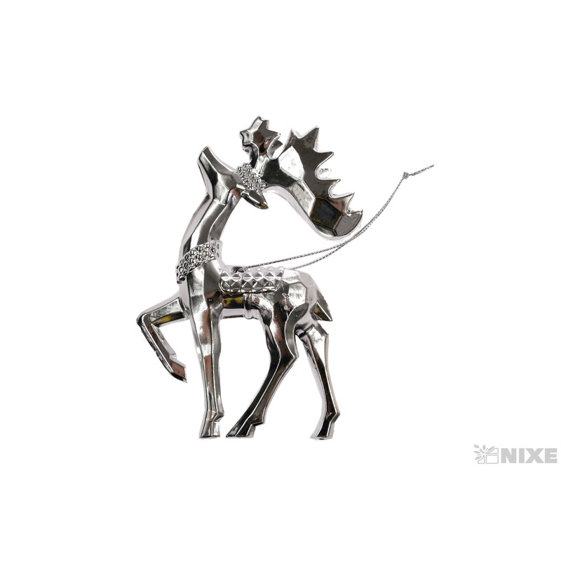 ZÁVĚS JELEN 13x9cm*STŘÍBRNÁ