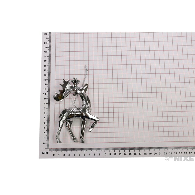 ZÁVĚS JELEN 13x9cm*STŘÍBRNÁ