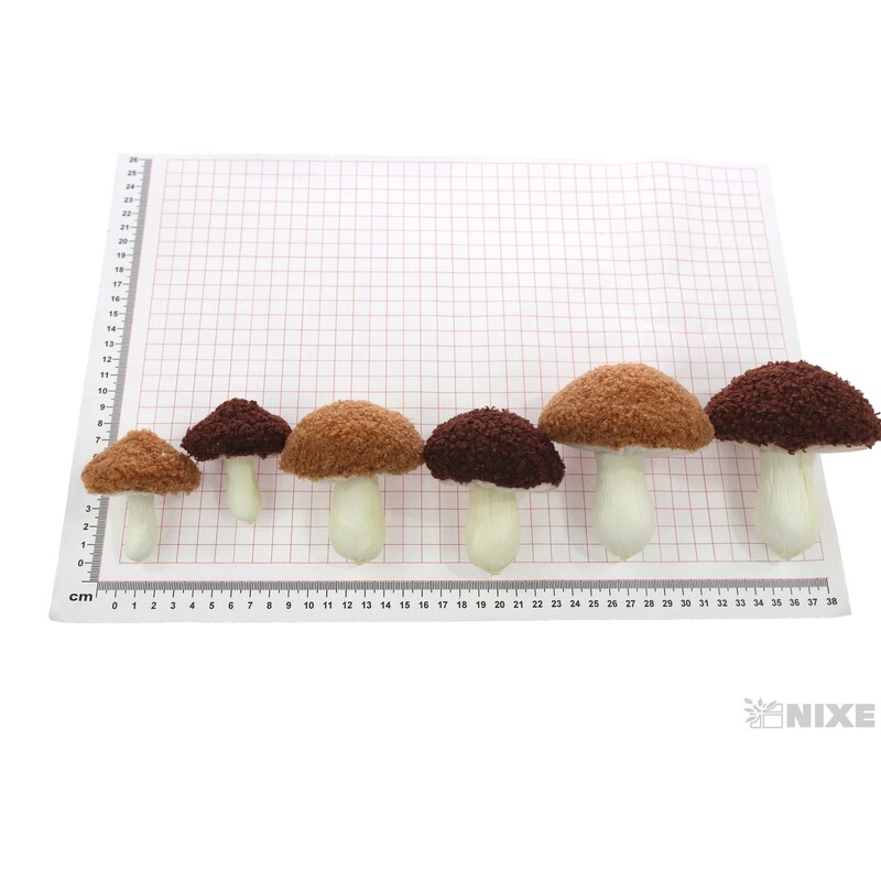 HŘÍBKY 7-10cm 10ks*MIX BAREV