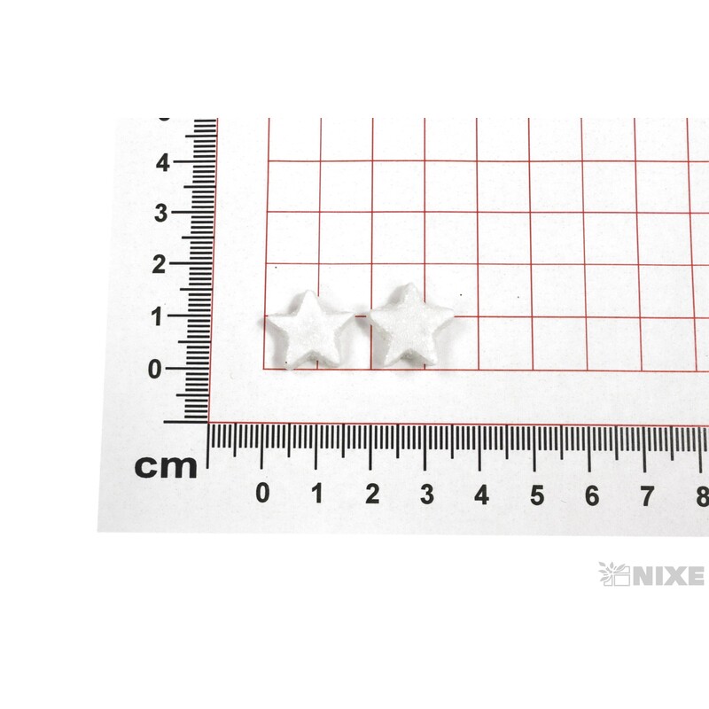 HVĚZDA 1,5cm 144ks*BÍLÁ
