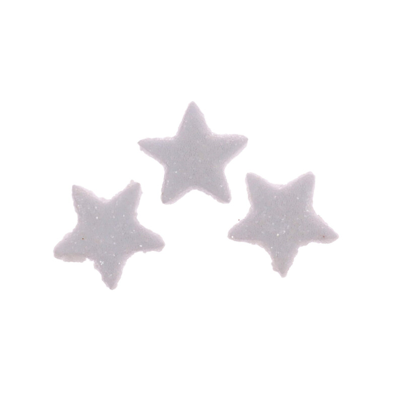 HVĚZDA 2cm 48ks*BÍLÁ