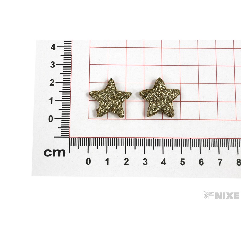 HVĚZDA 2cm 48ks*ZLATÁ