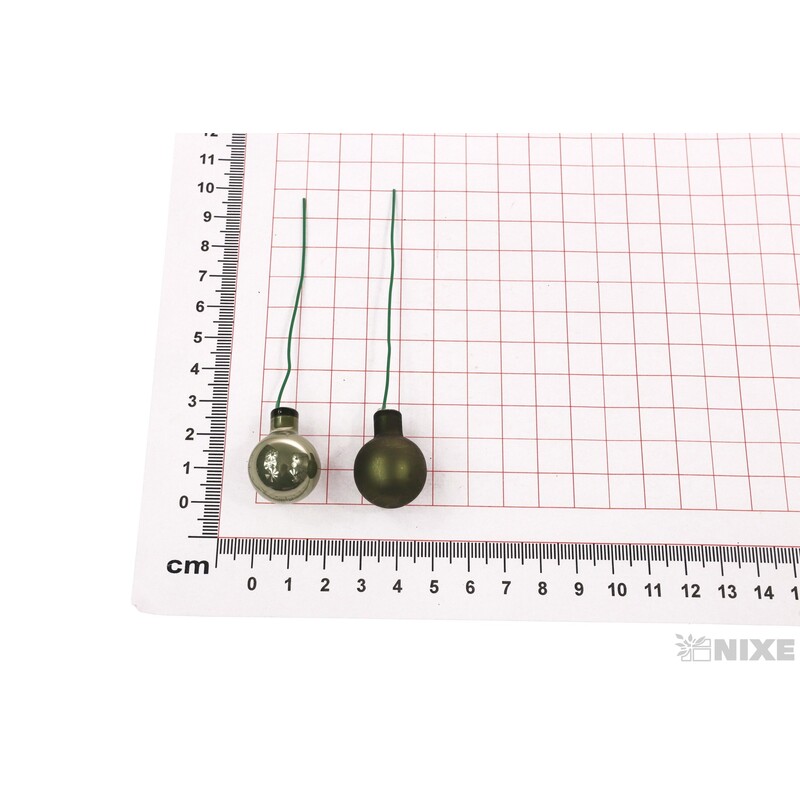 KOULE NA DR. 2x10,5cm 144ks MIX*ZELENÁ