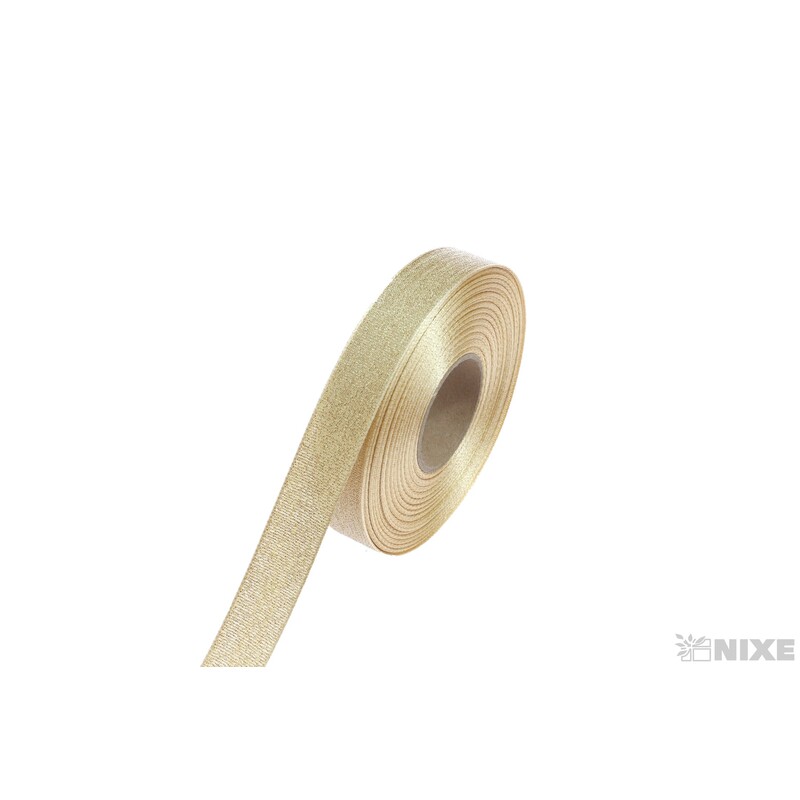 PLÁTNOVÁ STUHA 22mmx25m*ZLATÁ 103107/1