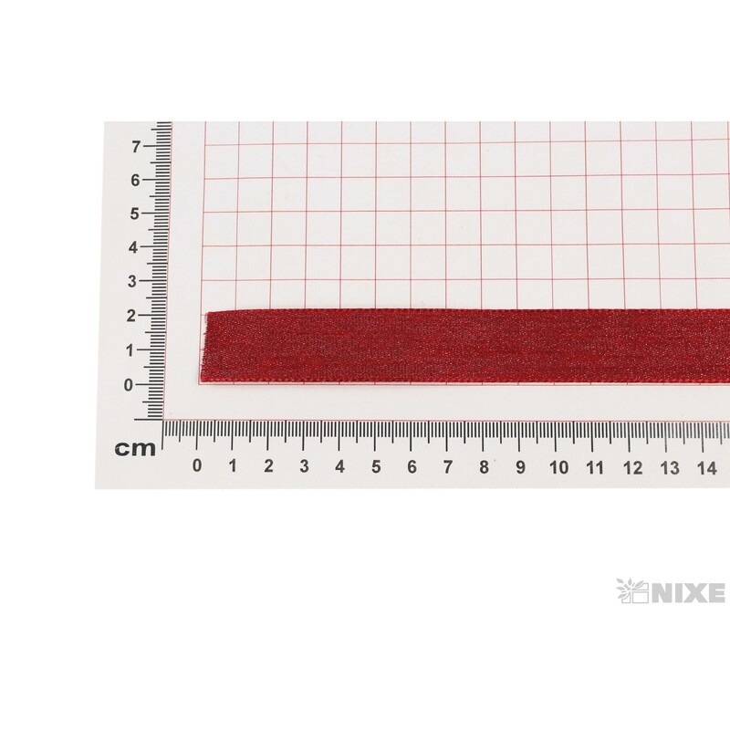 PLÁTNOVÁ STUHA 22mmx25m*ČERVENÁ 10045/1