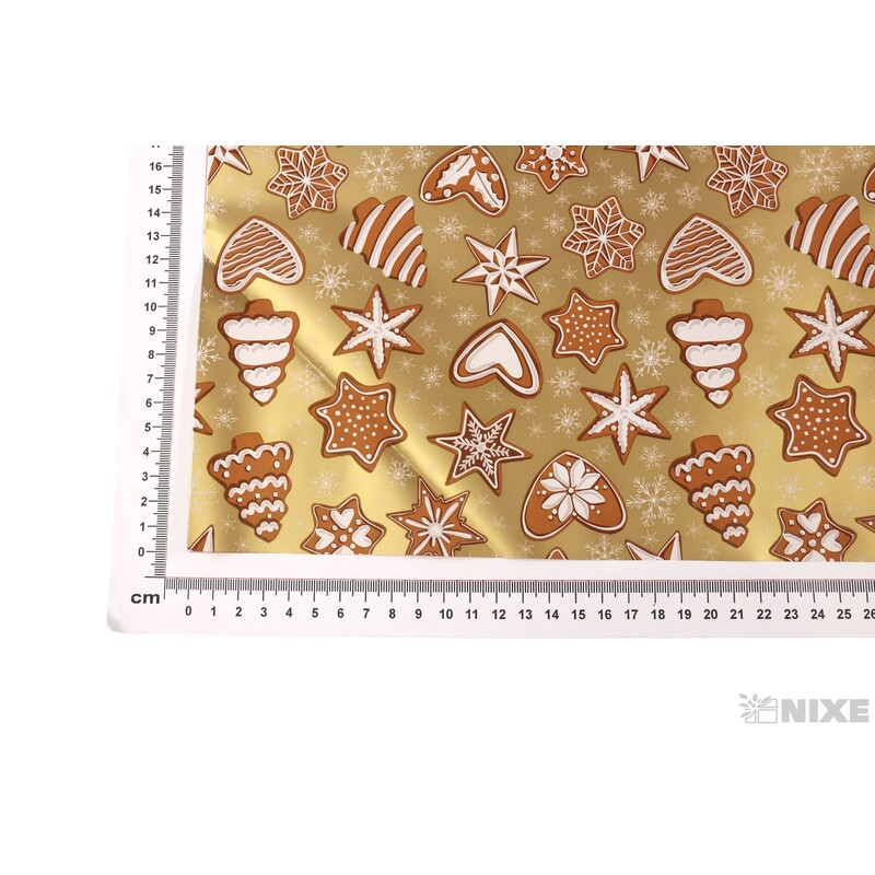 ROLE COOKIES 70cmx40m*ZLATÁ 871