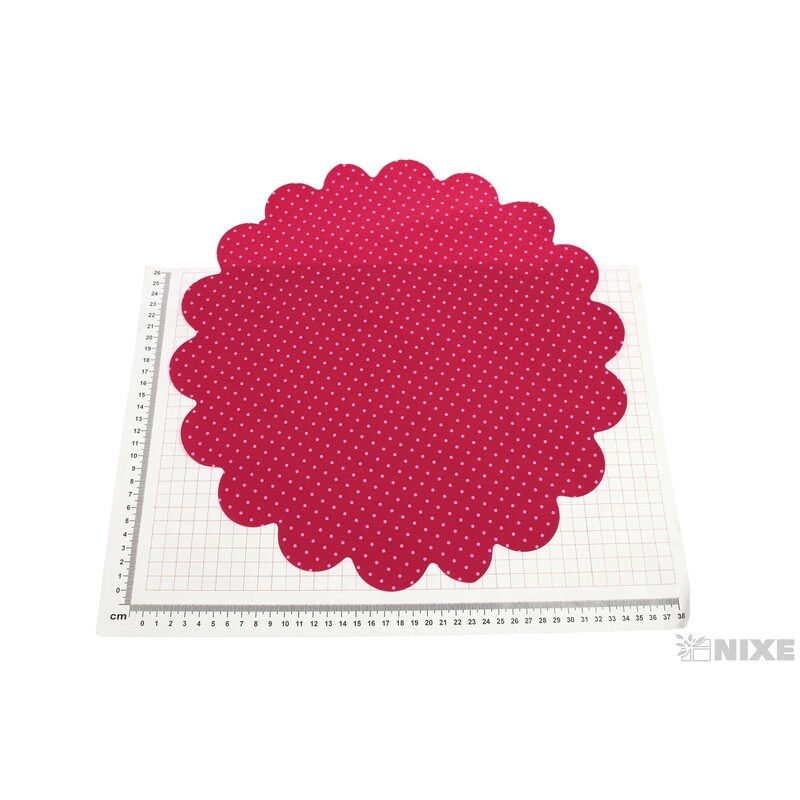 RONDO 38cm P2 POIS*RŮŽOVÁ TM.