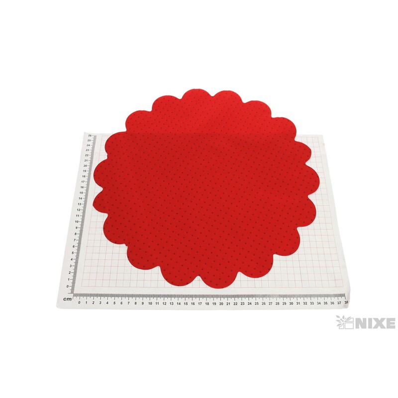 RONDO 38cm P2 POIS*ČERVENÁ 