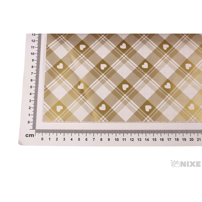 ROLE C.LOVE 70cmx40m*BÍLÁ+ZLATÁ 01