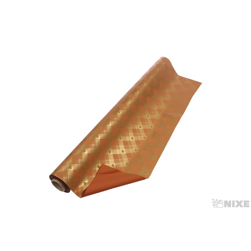 ROLE C.LOVE 70cmx40m*SKOŘICOVÁ+ZLATÁ 470