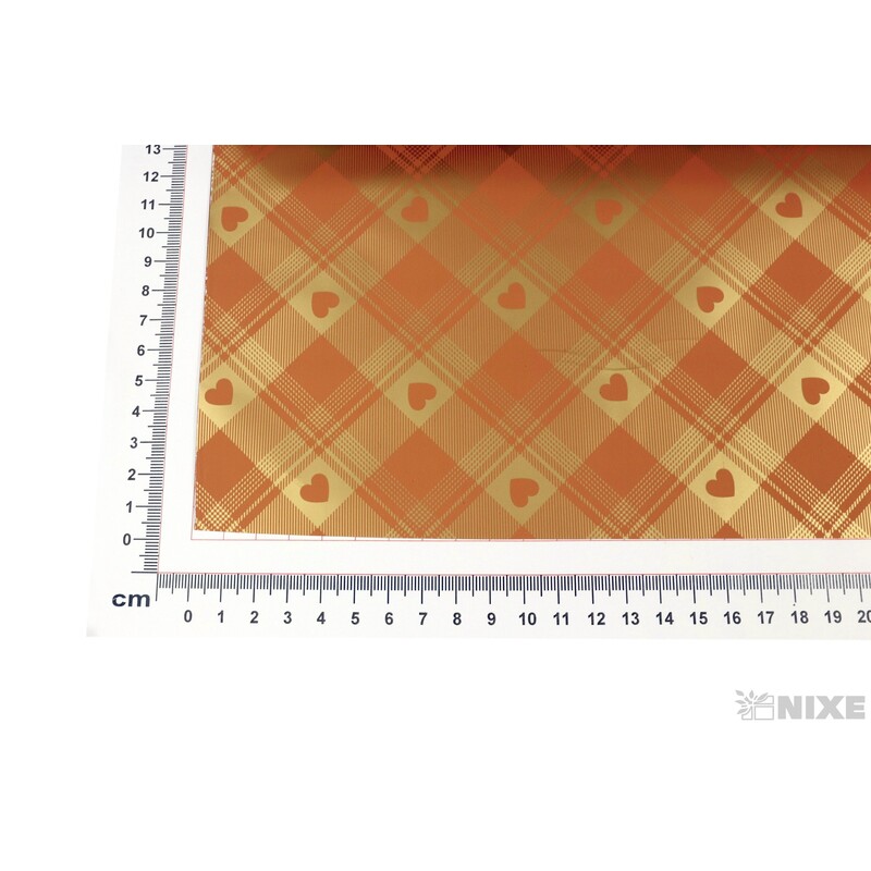 ROLE C.LOVE 70cmx40m*SKOŘICOVÁ+ZLATÁ 470