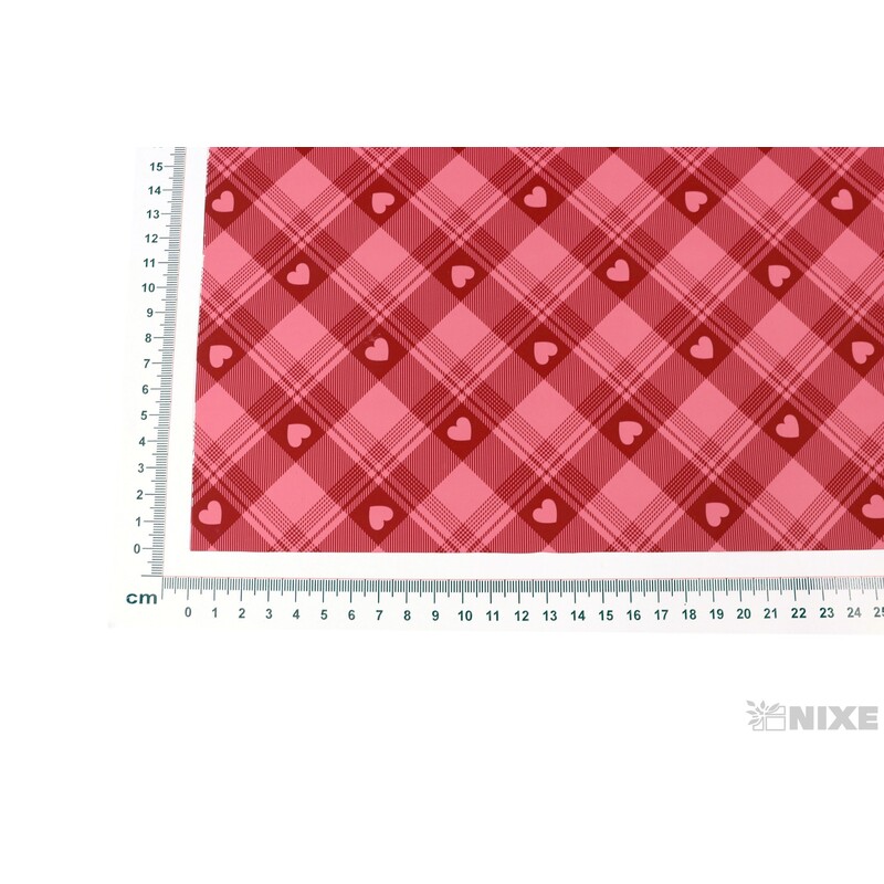 ROLE C.LOVE 70cmx40m*RŮŽOVÁ+ČERVENÁ 207