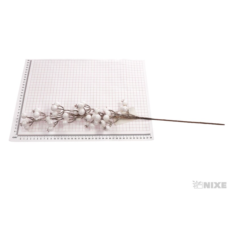 VĚTVIČKA VÁNOCE 62cm*BÍLÁ