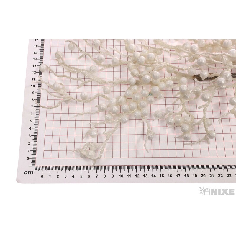 VĚTVIČKA VÁNOCE 70cm*BÍLÁ