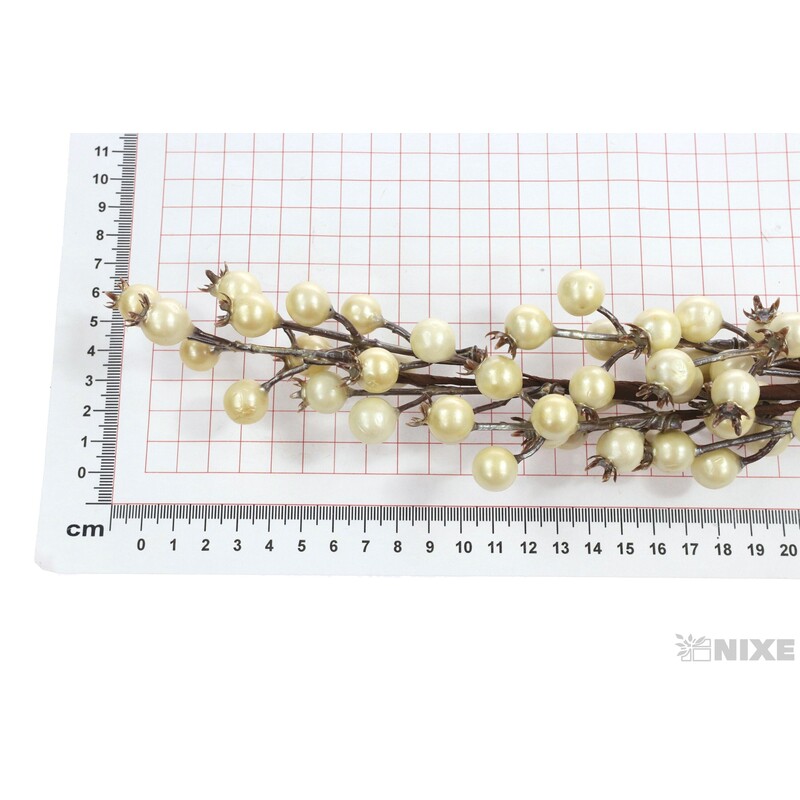 VĚTVIČKA VÁNOCE 43cm*BÍLÁ