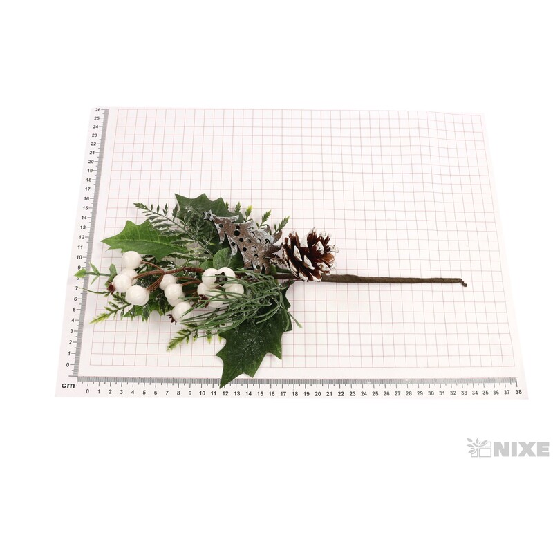 VĚTVIČKA VÁNOCE 35cm*ZELENÁ