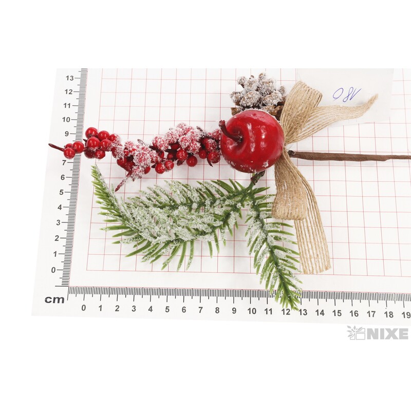 VĚTVIČKA VÁNOCE 28cm*MIX BAREV