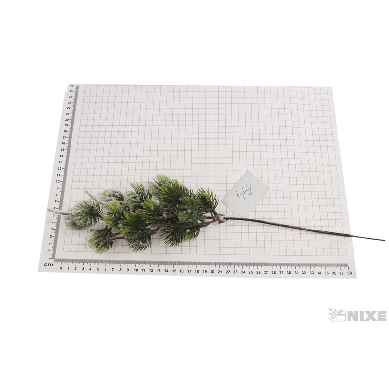 VĚTVIČKA VÁNOCE 45cm*ZELENÁ+BÍLÁ