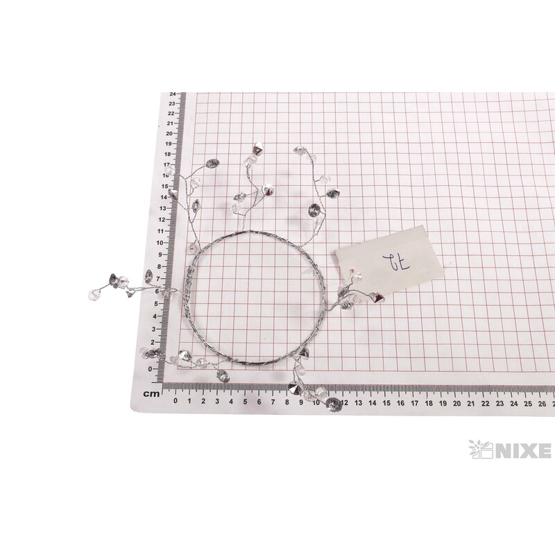 PERLIČKA NA DR. 10cm*STŘÍBRNÁ