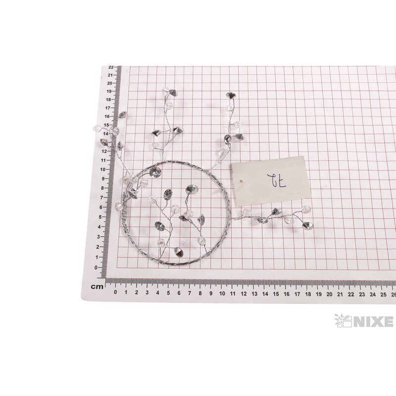 PERLIČKA NA DR. 10cm*STŘÍBRNÁ