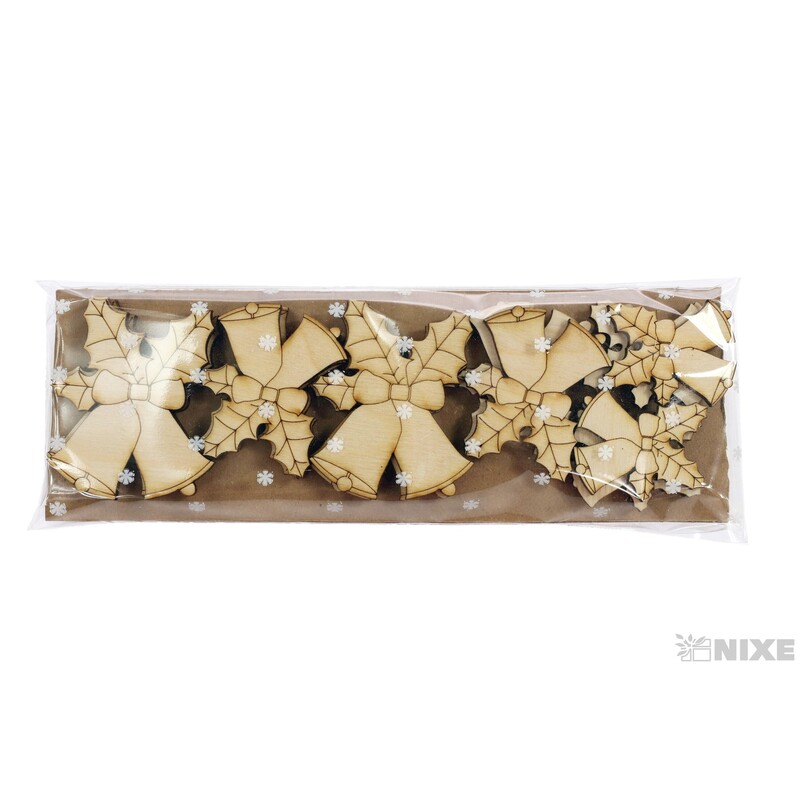 ZVONEČEK S CESMÍNOU XD 4-6cm 18ks*PŘÍRODNÍ