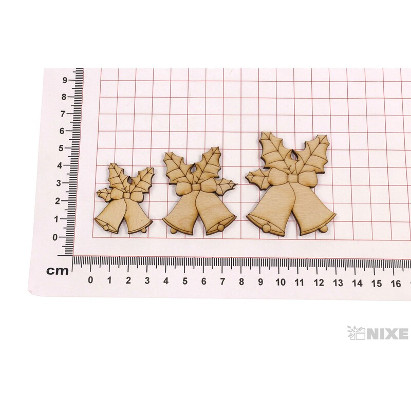 ZVONEČEK S CESMÍNOU XD 4-6cm 18ks*PŘÍRODNÍ