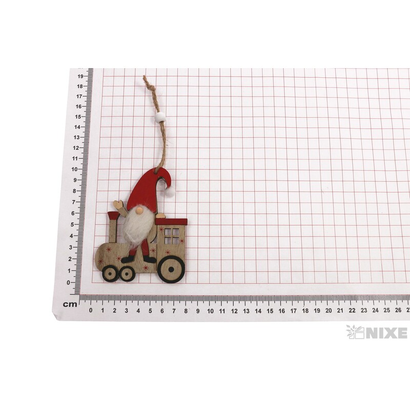 ZÁVĚS VÁNOCE SKŘÍTEK 10cm 2ks*MIX BAREV