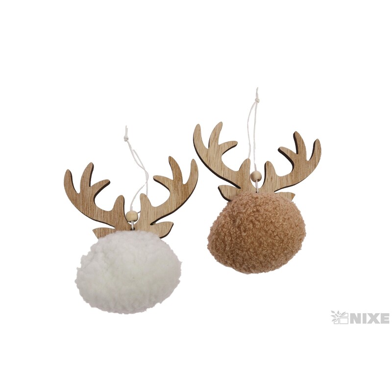 ZÁVĚS VÁNOCE SOB 12X14cm*MIX BAREV