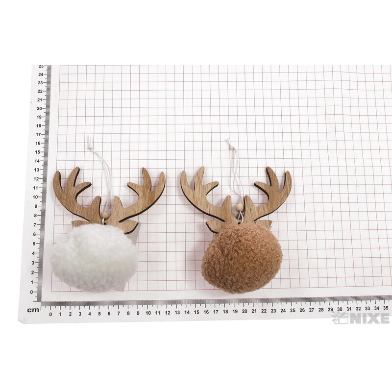 ZÁVĚS VÁNOCE SOB 12X14cm*MIX BAREV