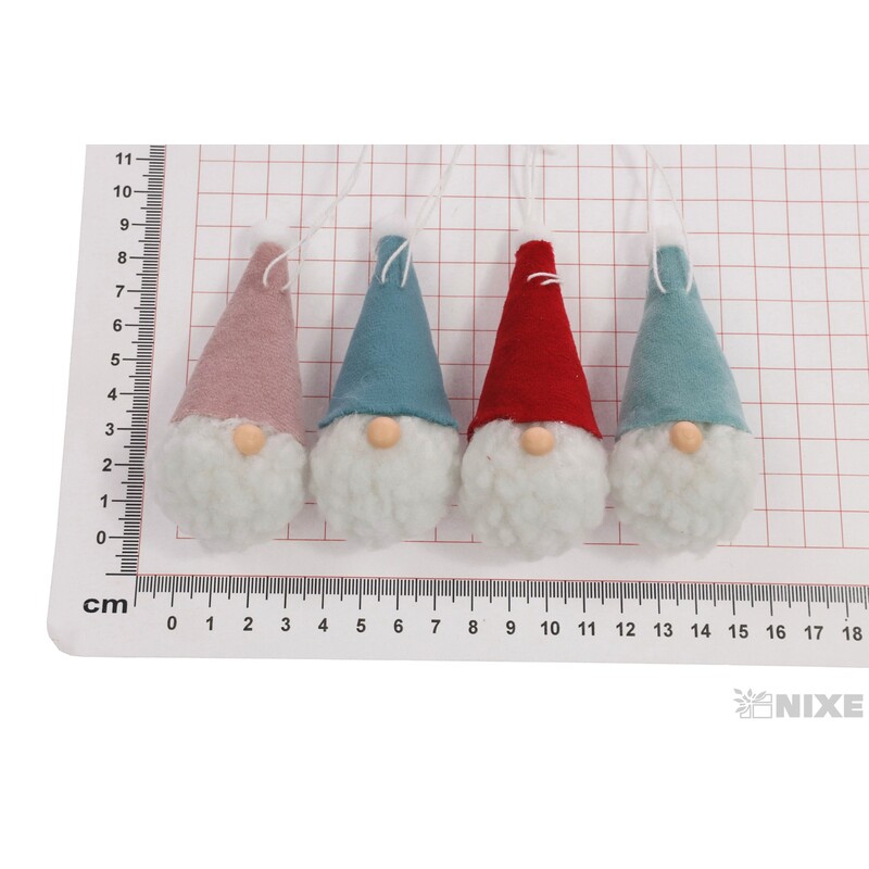 ZÁVĚS VÁNOCE SKŘÍTEK 9,5cm*MIX BAREV