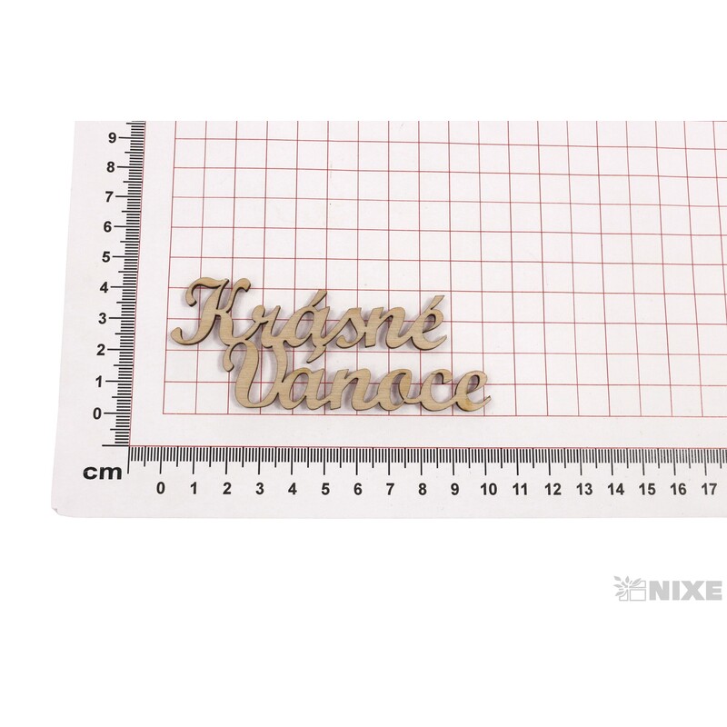 KRÁSNÉ VÁNOCE  XD 10x4cm 12ks*PŘÍRODNÍ