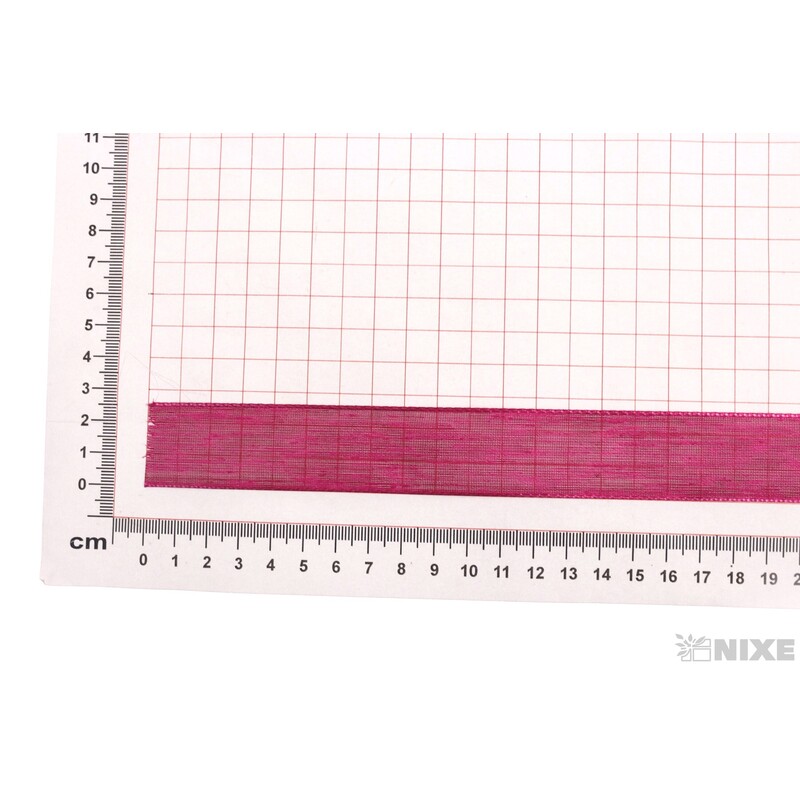 PLÁTNOVÁ STUHA EFEKT 25mmx25m*RŮŽOVÁ TM. 100653