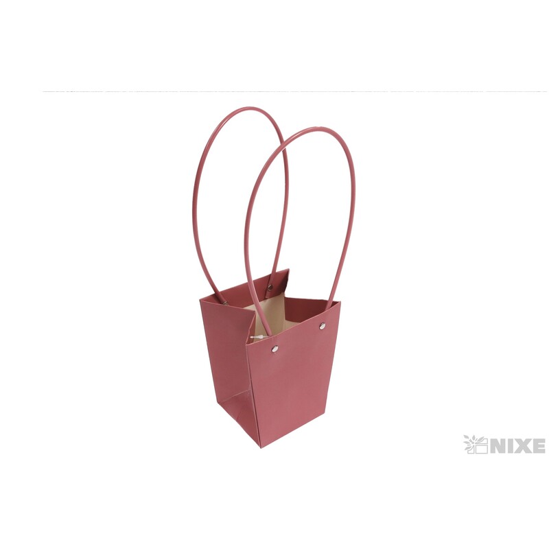 TAŠKA F 9,5x13x15cm*RŮŽOVÁ TM.