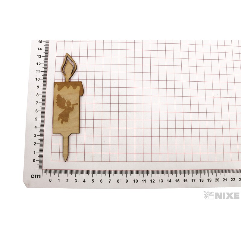 SVÍČKA ANDĚL GR.XD 14cm 12ks*PŘÍRODNÍ