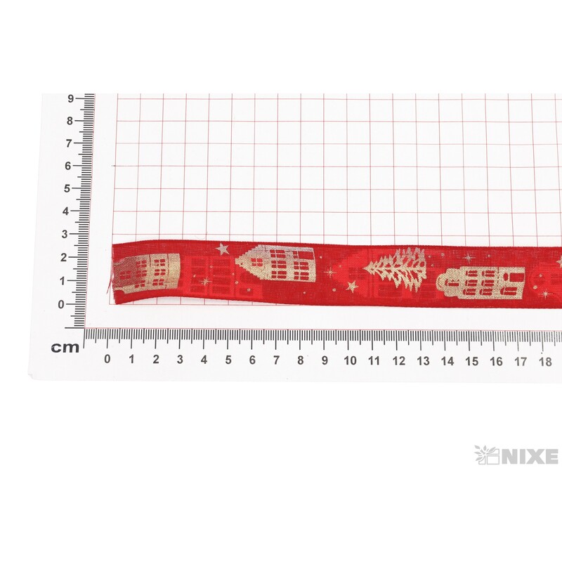 VILAGE 51438 25mmx15m*ČERVENÁ 123