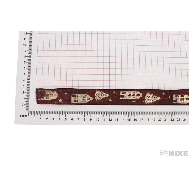 VILAGE 51438 25mmx15m*BORDOVÁ 124