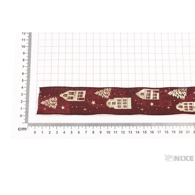 VILAGE 51438 40mmx15m*BORDOVÁ 124