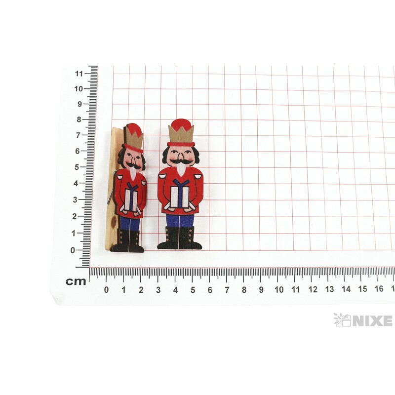 KOLÍČEK VOJÁK 2,5x7,5cm 4ks*