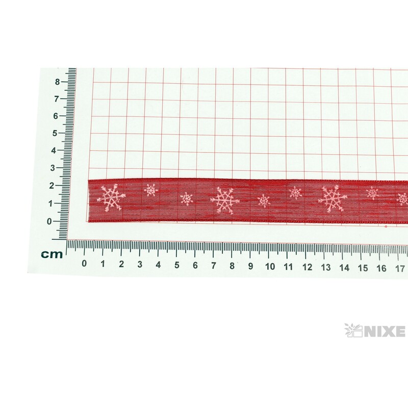 STUHA VLOČKY PUFF 25mmx25m*ČERVENÁ 645