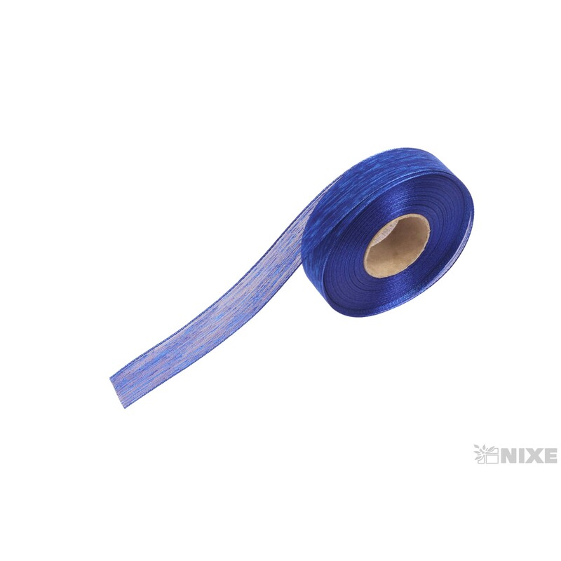 PLÁTNOVÁ STUHA EFEKT 25mmx25m*MODRÁ TM. 108411